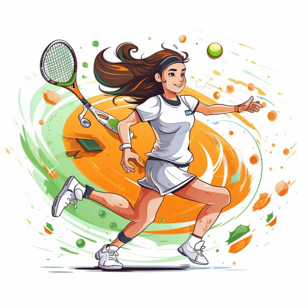 Vecteur dessin vectoriel sportif gratuit illustration artistique