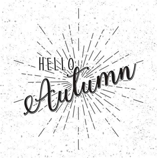 Dessinés à La Main De Hello Autumn