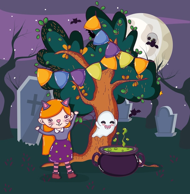 Dessins Animés Enfants Halloween