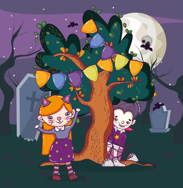 Dessins Animés Enfants Halloween