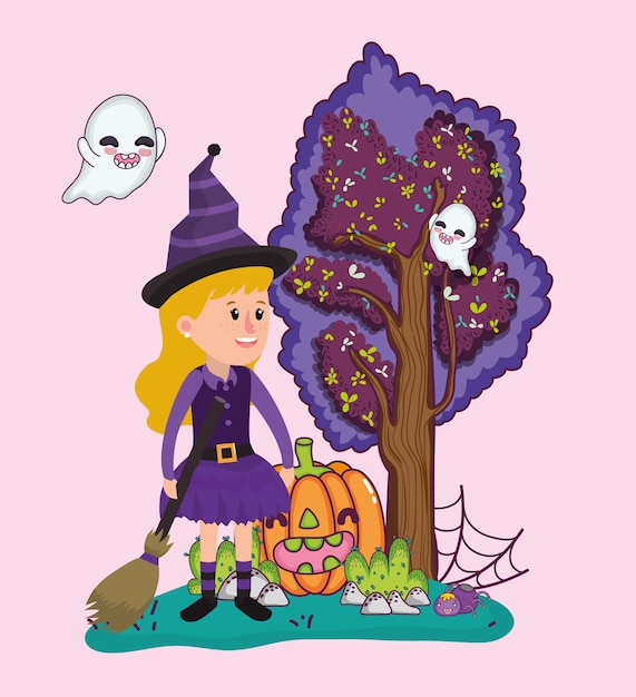 Dessins Animés De Fête Pour Enfants Halloween