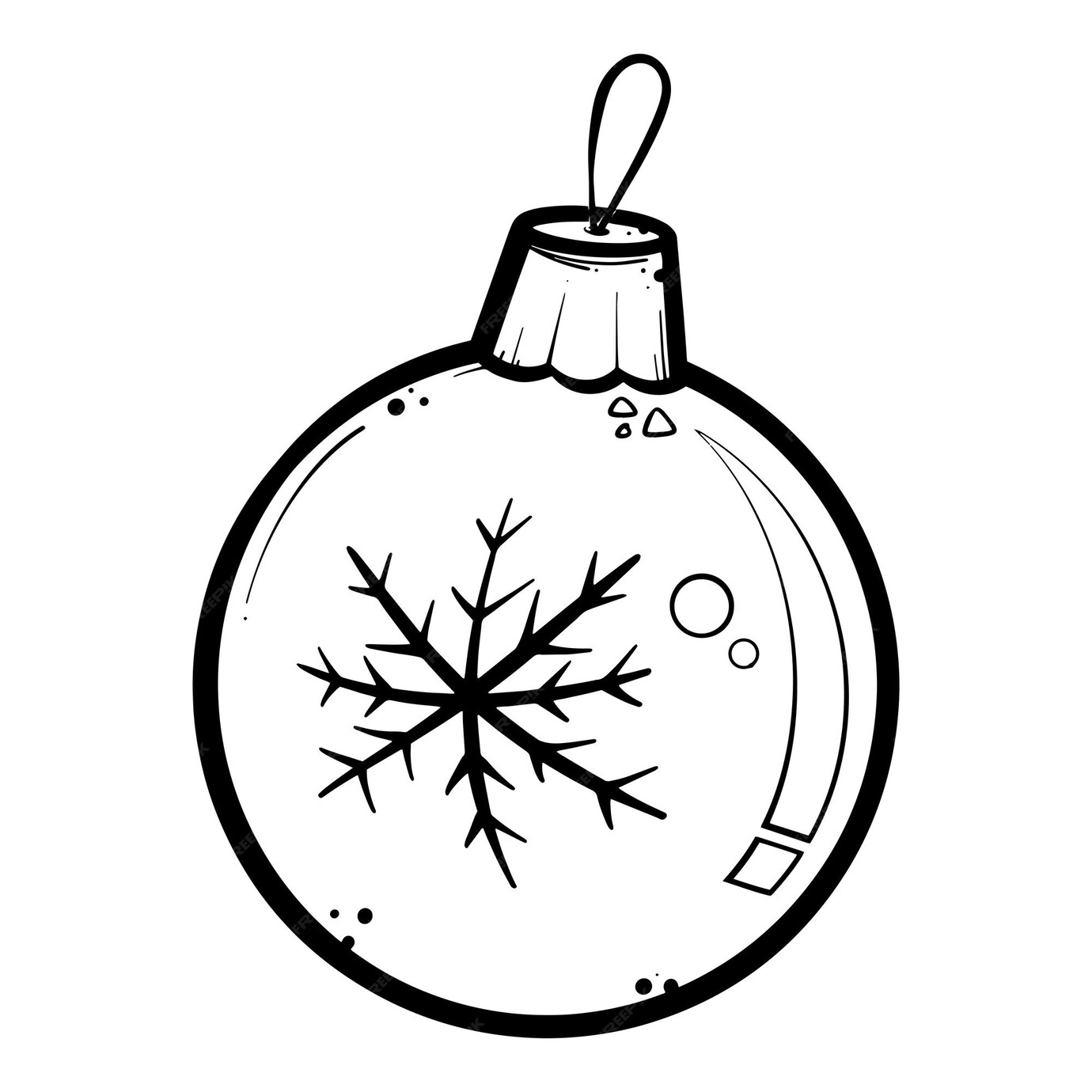 Dessins Animés De Noël Pour Décorer La Carte. Coloriage Pour Les