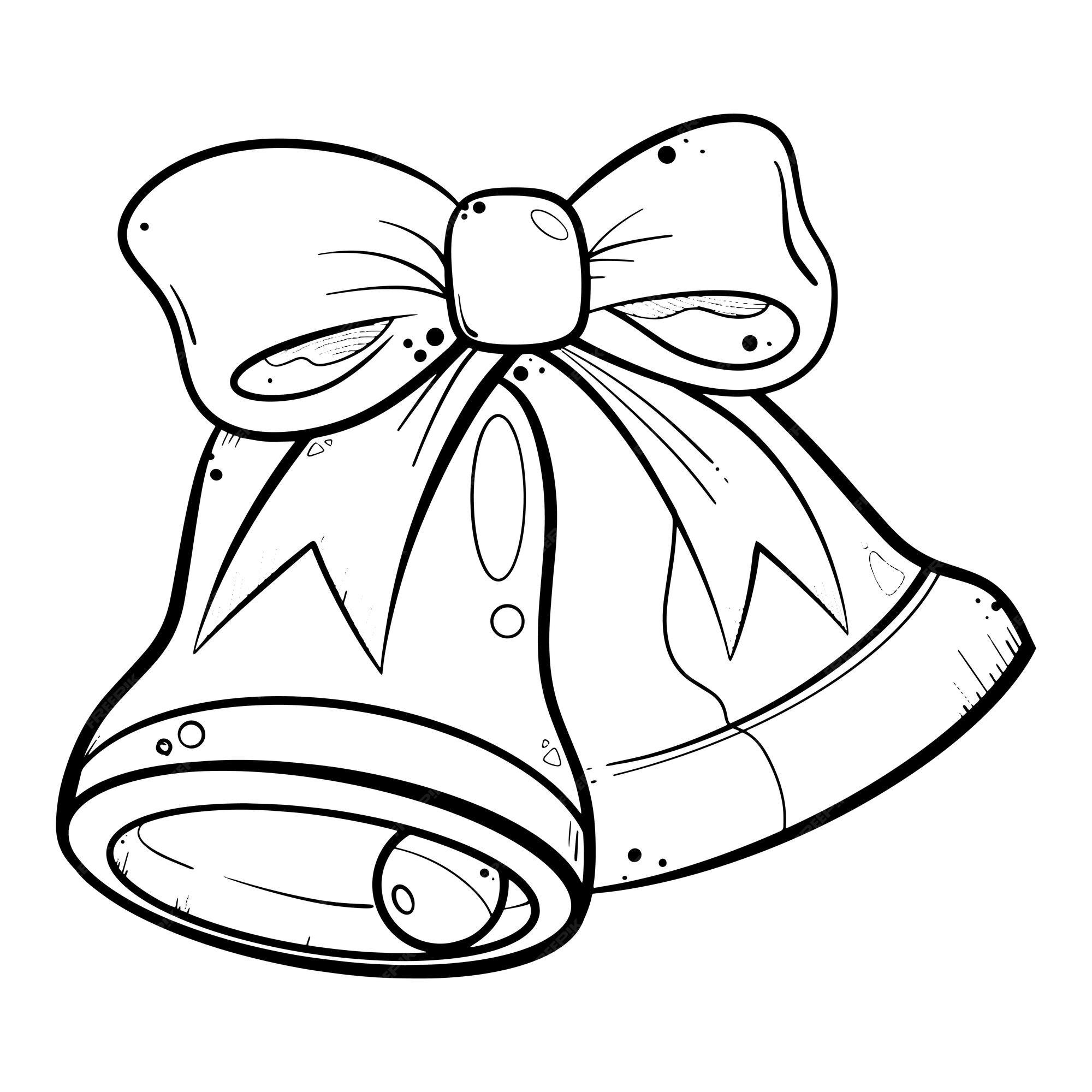 Dessins animés de Noël pour décorer la carte. Coloriage pour les