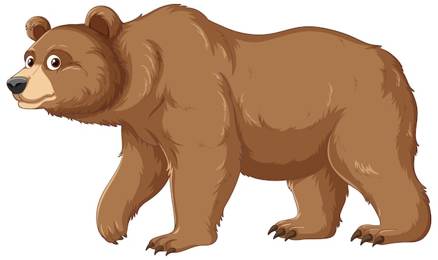 Des dessins animés d'ours grizzli