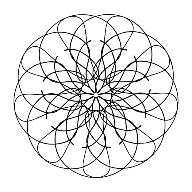 Des dessins d'art de mandala