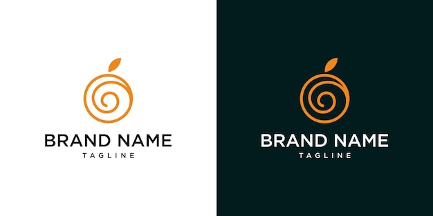 Dessins De Logo Vectoriel Cercle Orange