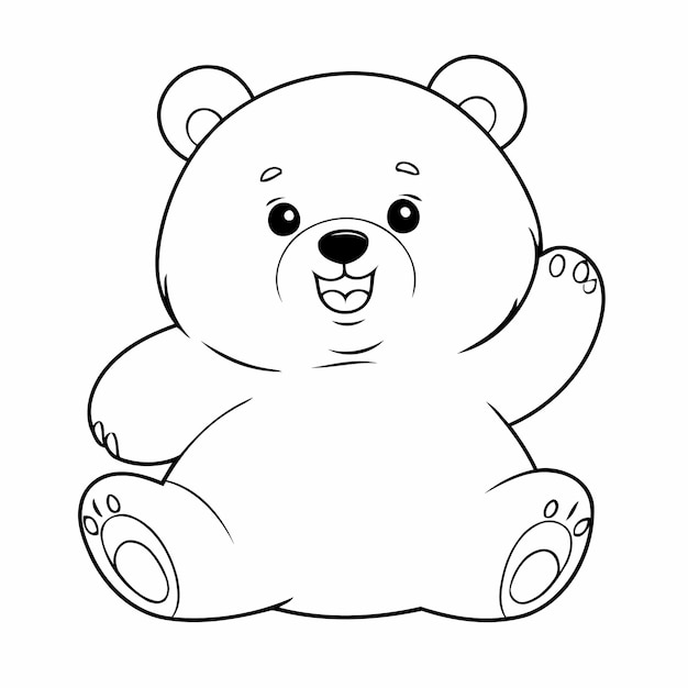 Vecteur des dessins d'ours incroyables pour les enfants