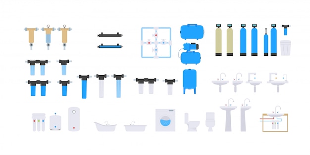 Détail Du Schéma D'approvisionnement En Eau Et De Purification De L'eau Du Puits