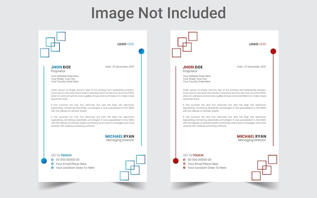 Vecteur deux pages d'un document avec l'image du titre non incluse.