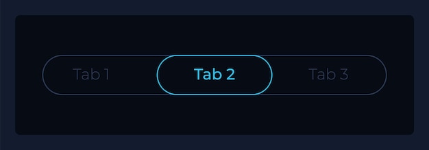Deuxième onglet choisi dans le modèle d'élément d'interface utilisateur de la barre de menus