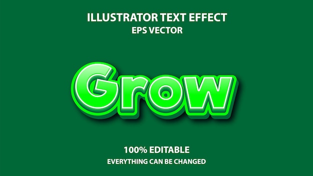 développer un effet de texte modifiable