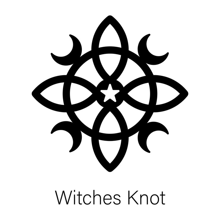Dévoilez les mystères ésotériques avec nos icônes mystiques de glyphes de la sorcellerie et des trésors du tarot à Pow