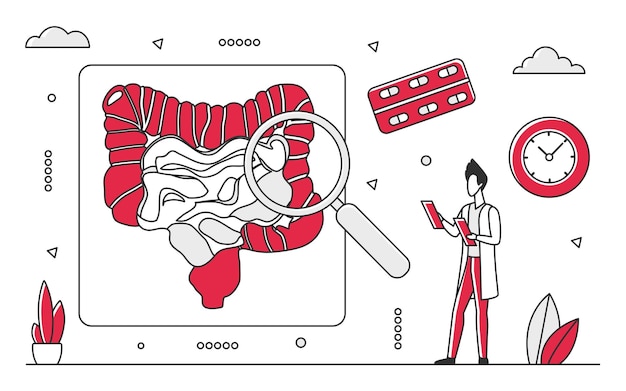 Vecteur diagnostic médical de santé