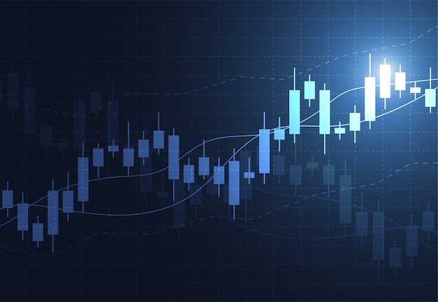 Diagramme Graphique En Bâton De Bougie Pour L'investissement En Bourse