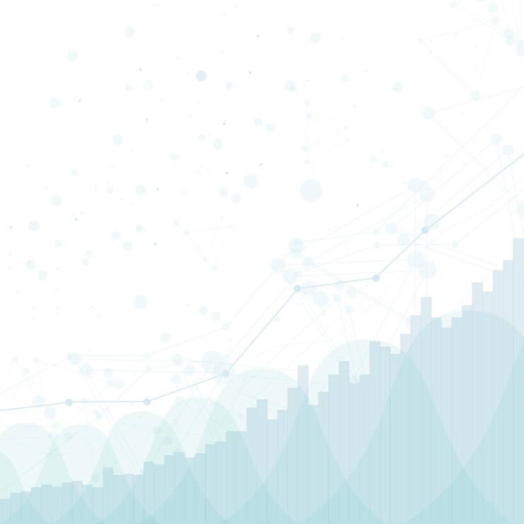 Vecteur diagramme et graphique. croissance des bénéfices boursiers ou reprise économique. graphique d'affaires boursier.