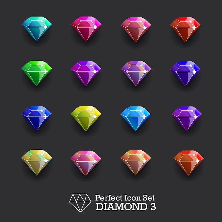 Vecteur diamondsetvector