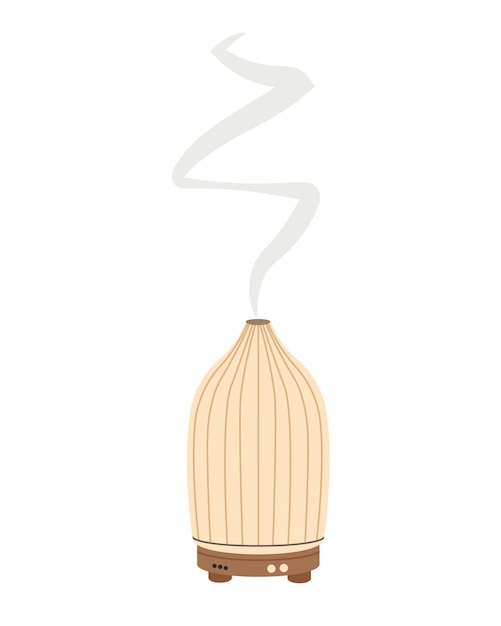 Diffuseur d'arôme naturel ou humidificateur d'air Objet de méditation Netteur de microclimat domestique à ultrasons