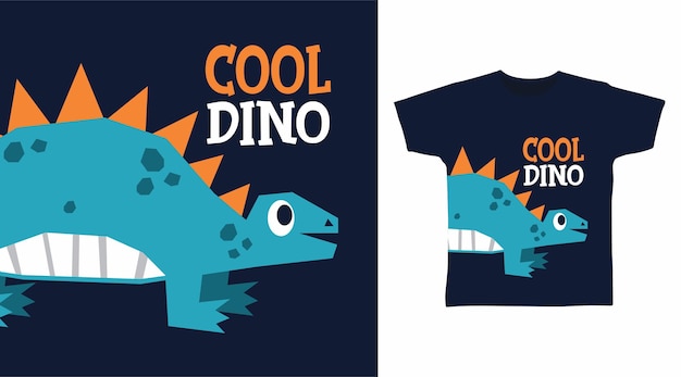 Dinosaure cool pour la conception de t-shirts