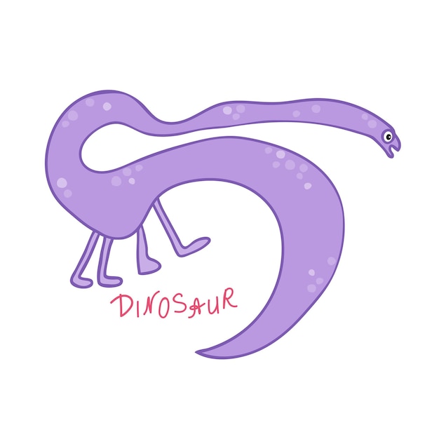 Dinosaure Dragon Dessiné à La Main Animaux De Dessin Animé