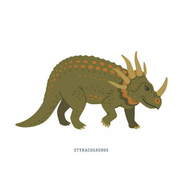 Dinosaure Styracosaurus.