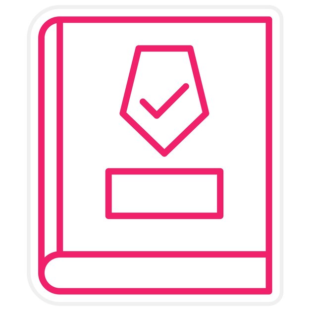 Directives de sécurité de la conception vectorielle Style de l'icône