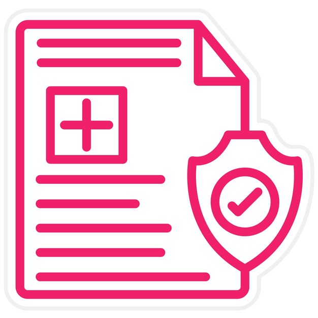 Directives de sécurité de conception vectorielle Style d'icône