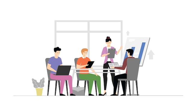 discussion en groupe