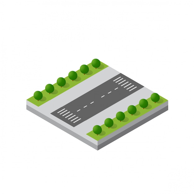 District Du Module 3d Isométrique