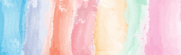 Divers coups de peinture de couleur sur fond blanc Illustration vectorielle