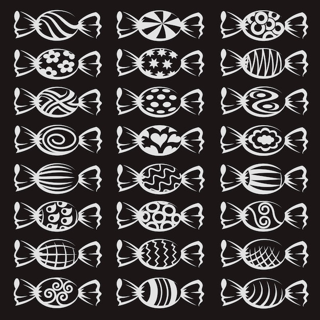divers ensemble de bonbons