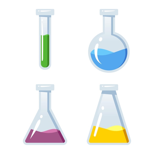 Divers ensembles de vecteurs de flasques de laboratoire simples
