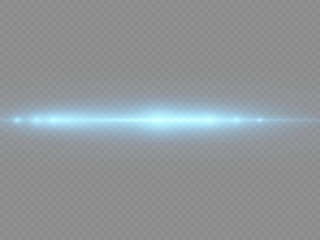 Diviseurs de lumière bleue faisceaux laser rayons lumineux horizontaux stries lumineuses pack de fusées éclairantes bleues