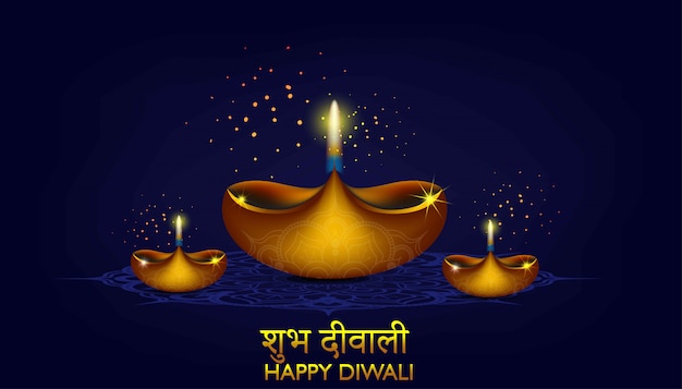 Diwali heureux heureux réaliste