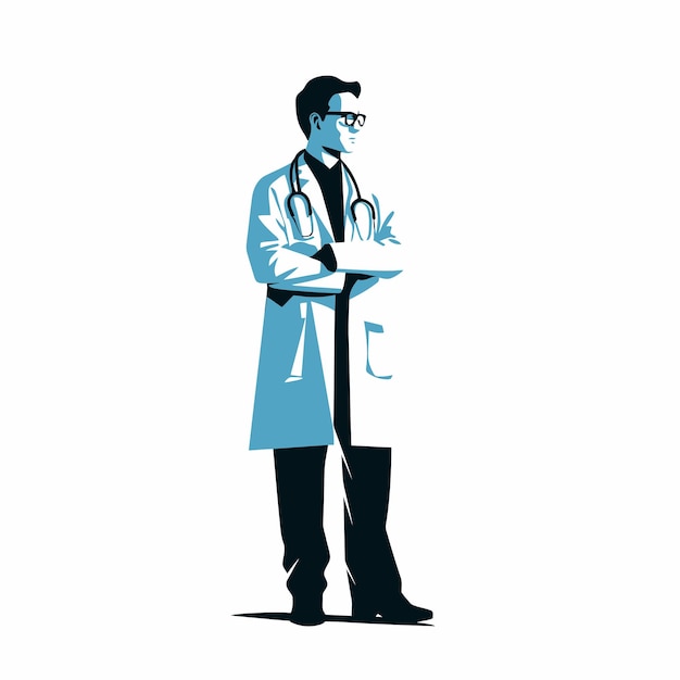 Docteur - Homme - Médecin - Silhouette - Soins de santé - Personne