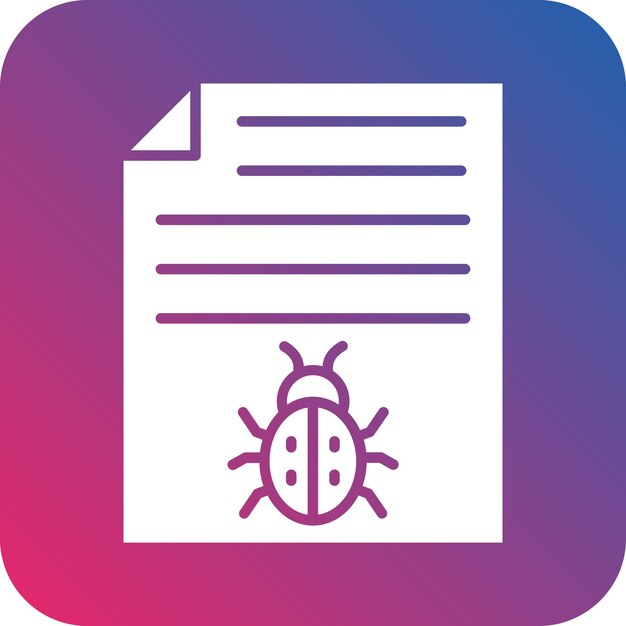 Un Document Avec Un Bug Et Un Bug Dessus