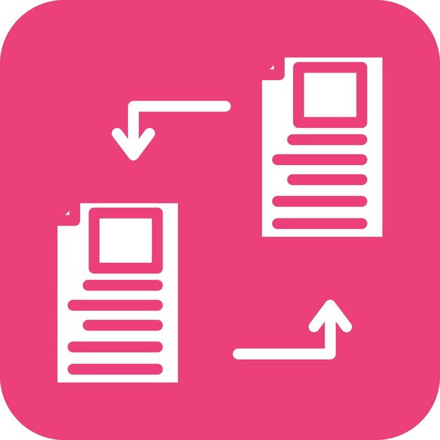 Documents Illustration De L'icône Vectorielle D'échange Du Jeu D'icônes D'affaires