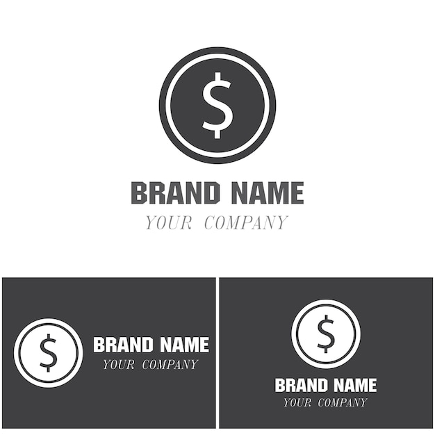 Dollar Logo Template vecteur symbole nature