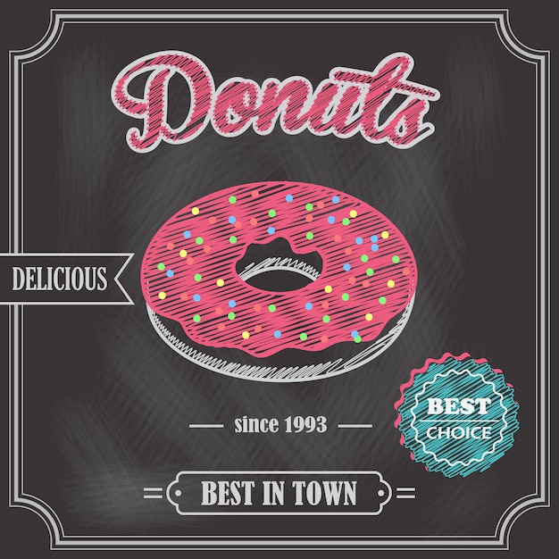Donut Affiche Rétro