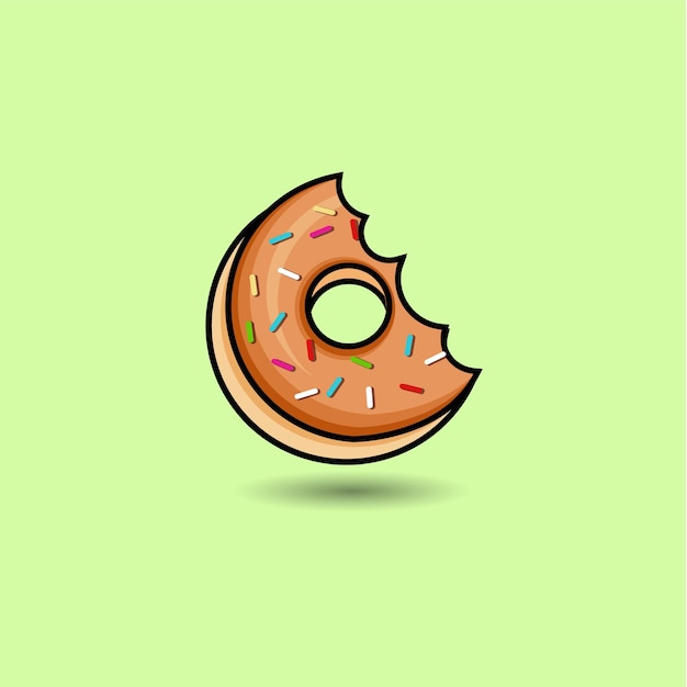 Donuts Illustrations Design Premium De Haute Qualité. Excellent Meilleur Vecteur Alimentaire Latino-américain.