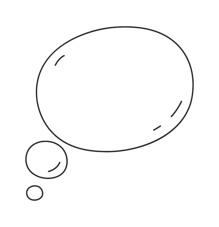 Vecteur doodle bordé de bulles