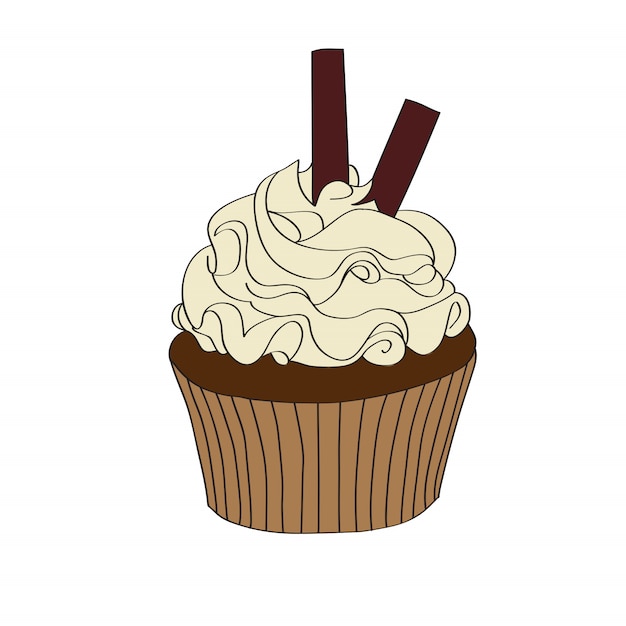 Doodle Cupcake