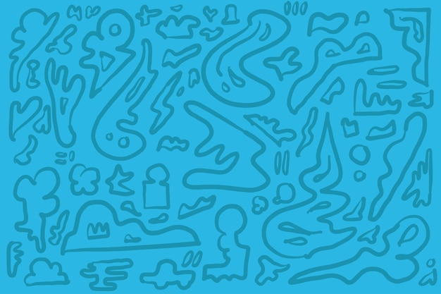 Vecteur doodle graphique de fond abstrait dessiné à la main