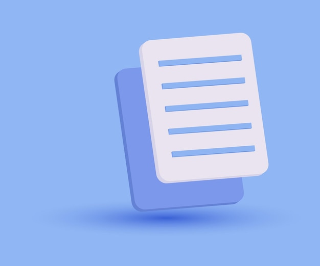 un dossier bleu et blanc avec un bloc-notes bleu qui dit bleu