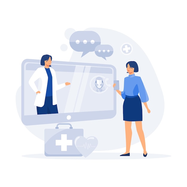 Dossier de santé électronique et services médicaux en ligne Patients ayant des consultations en ligne