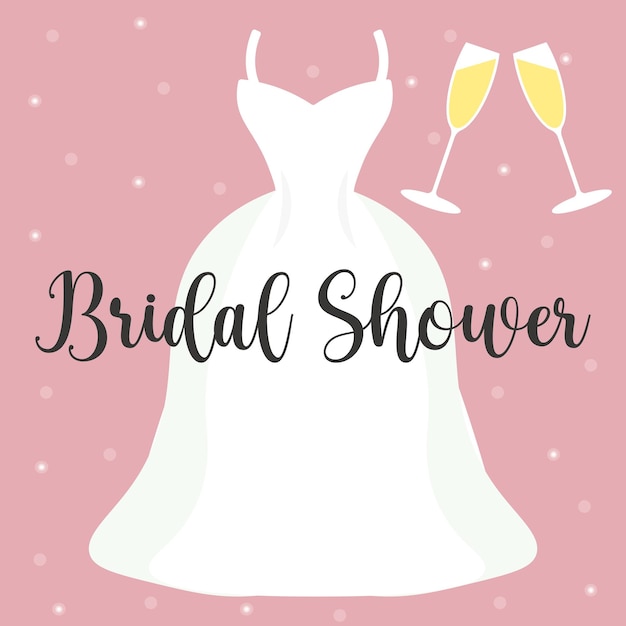 Douche nuptiale icône illustration vectorielle
