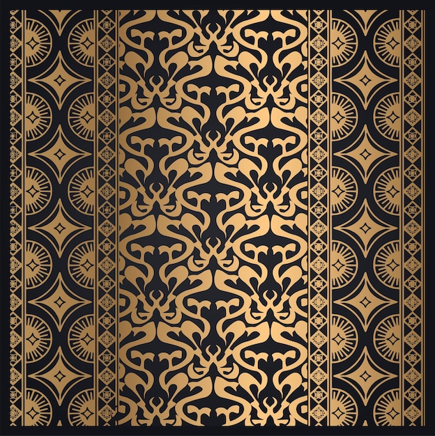 Drap de lit, Dupapta, Tablematt, Coussin, Motif, Or de luxe, Impression textile, Impression numérique