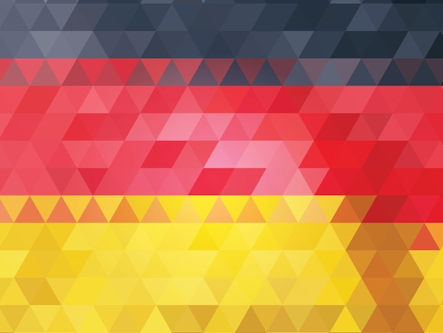 Drapeau abstrait de l'Allemagne