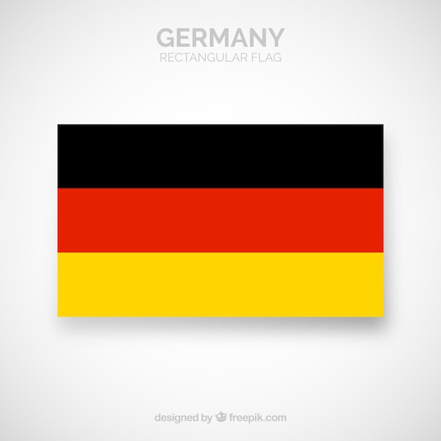 Vecteur drapeau de l'allemagne