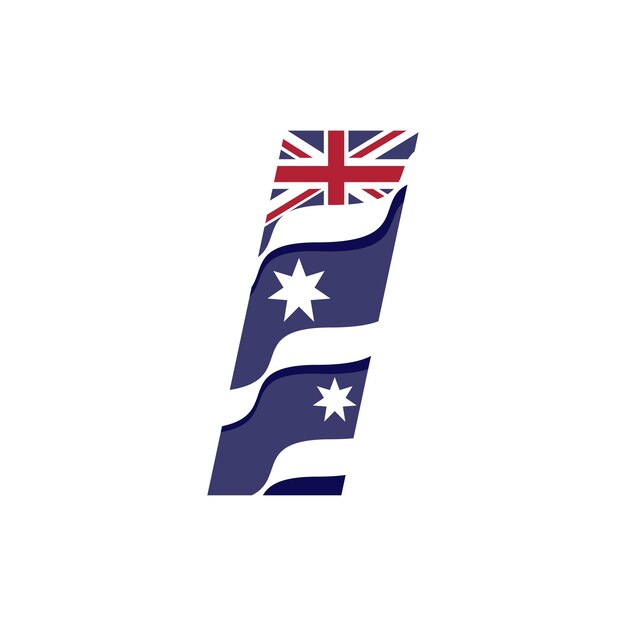 Drapeau De L'alphabet Australien I