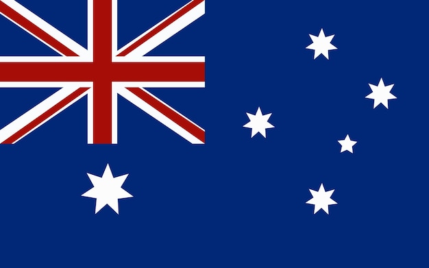 Vecteur drapeau de l'australie